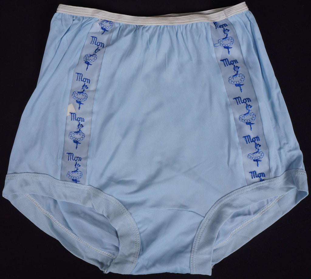 Vintage Panties 1950s Panty Days of the Week - Poppy's Vintage Clothing