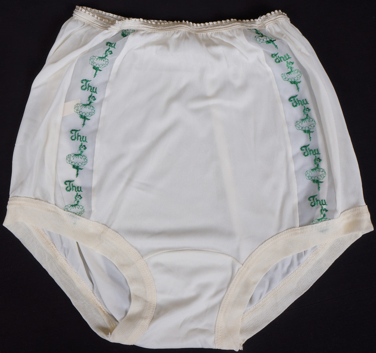 Vintage Panties 1950s Panty Days of the Week - Poppy's Vintage Clothing