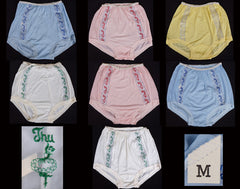 Vintage Panties 1950s Panty Days of the Week - Poppy's Vintage Clothing