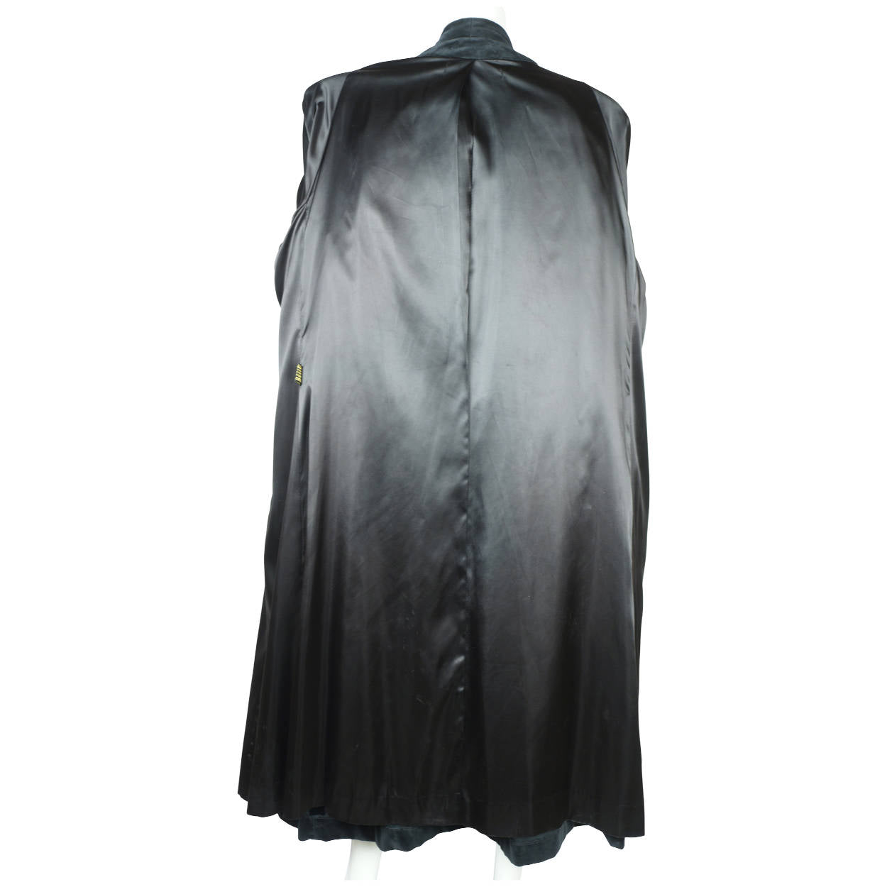 Vintage 80s de Ball Black Velvet Evening Coat Ladies Size L - Poppy's Vintage Clothing