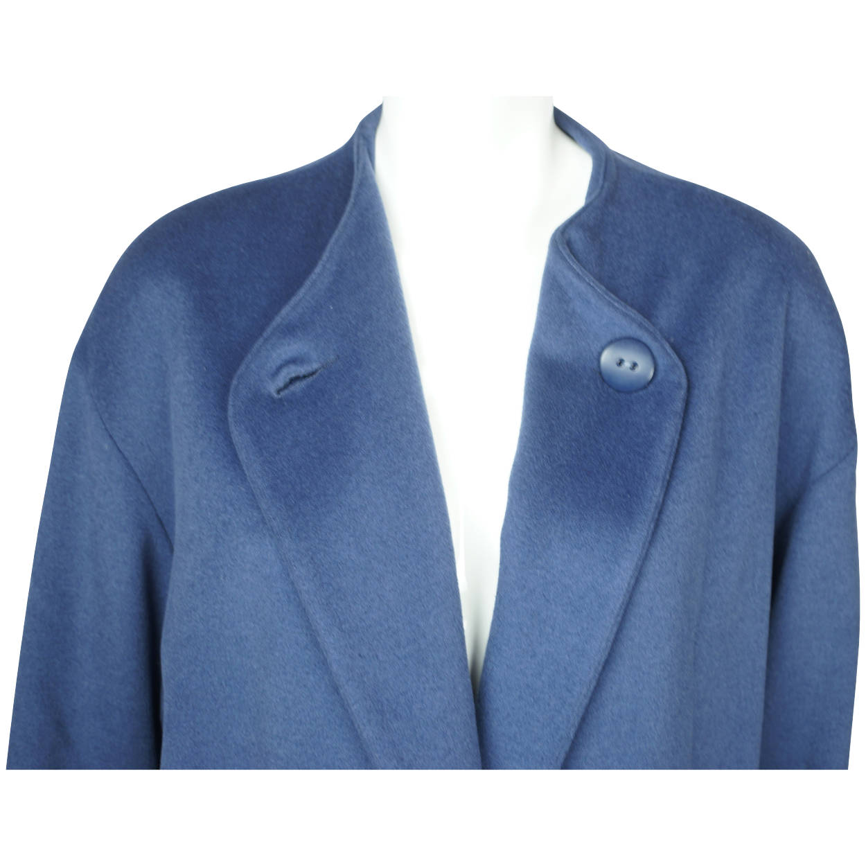 Vintage Dejac Paris Ladies Long Coat Wool Blend Size Large - Poppy's Vintage Clothing