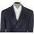 1970s Vintage Crombie Overcoat Navy Blue Wool Coat Date 1975