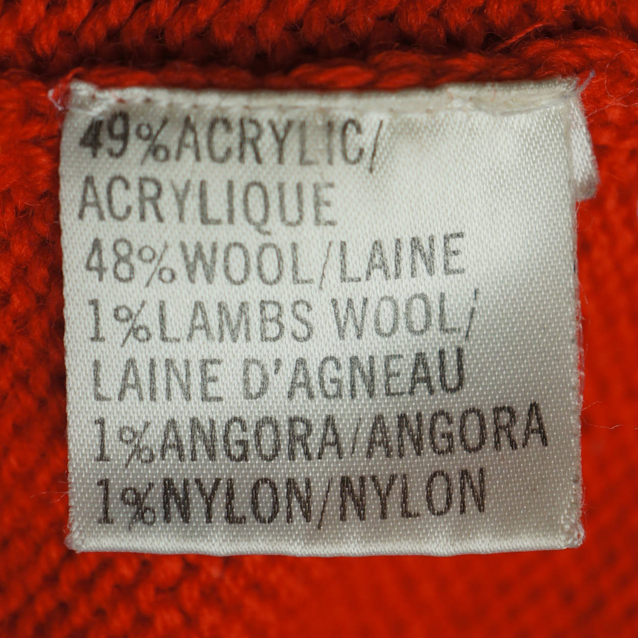 Novelty Vintage Sweater Clown Intarsia Knit Rene Derhy M - Poppy's Vintage Clothing