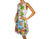 Tropical Print Cotton Dress - Summer Dress by Derhy - Poppy's Vintage Clothing