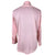 Vintage 1970s Pink Shirt Sheer Polyester Nylon Blend Size L