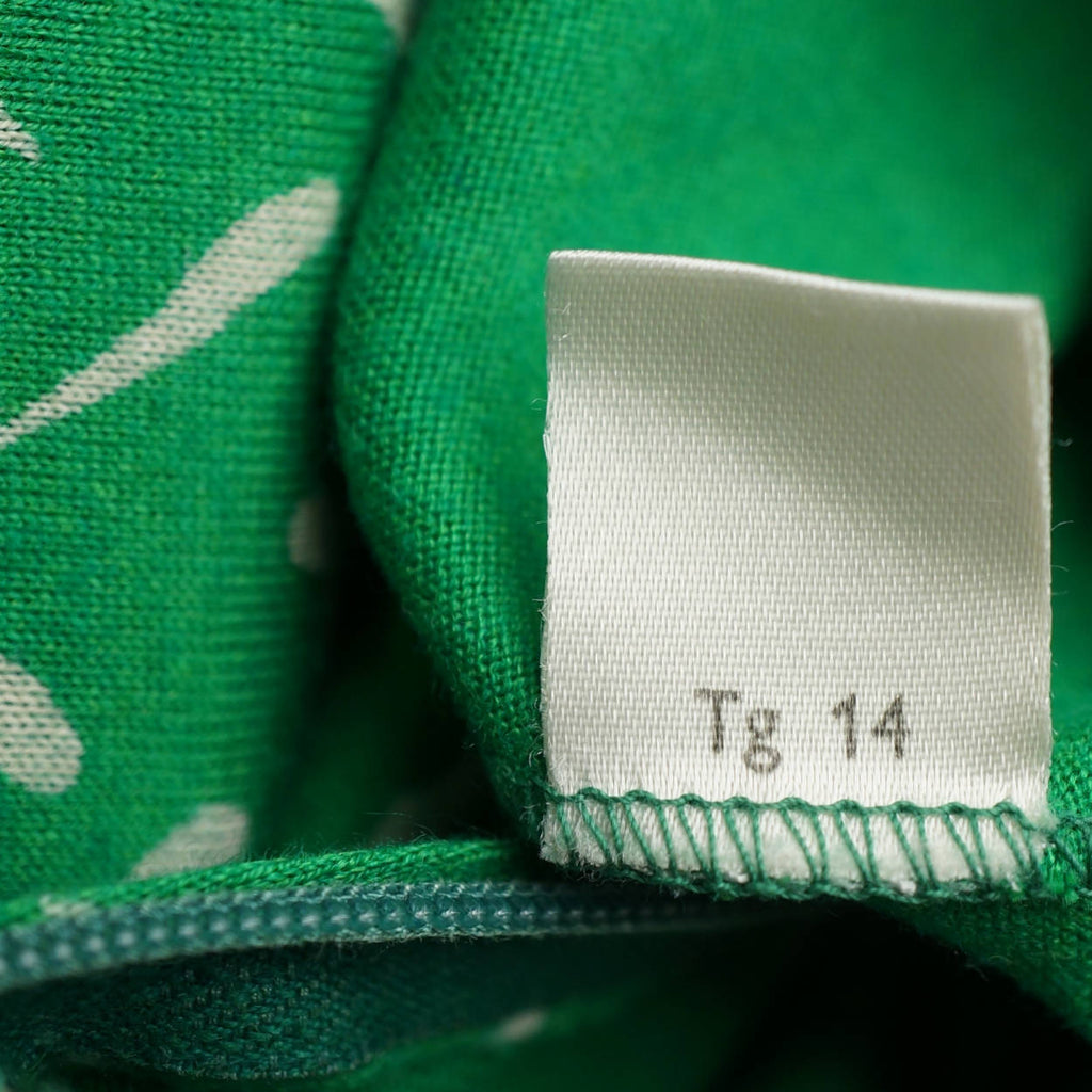 Vintage 1970s Diane Von Furstenberg 2 piece Ensemble Blouse &amp; Skirt Green L 14 - Poppy's Vintage Clothing