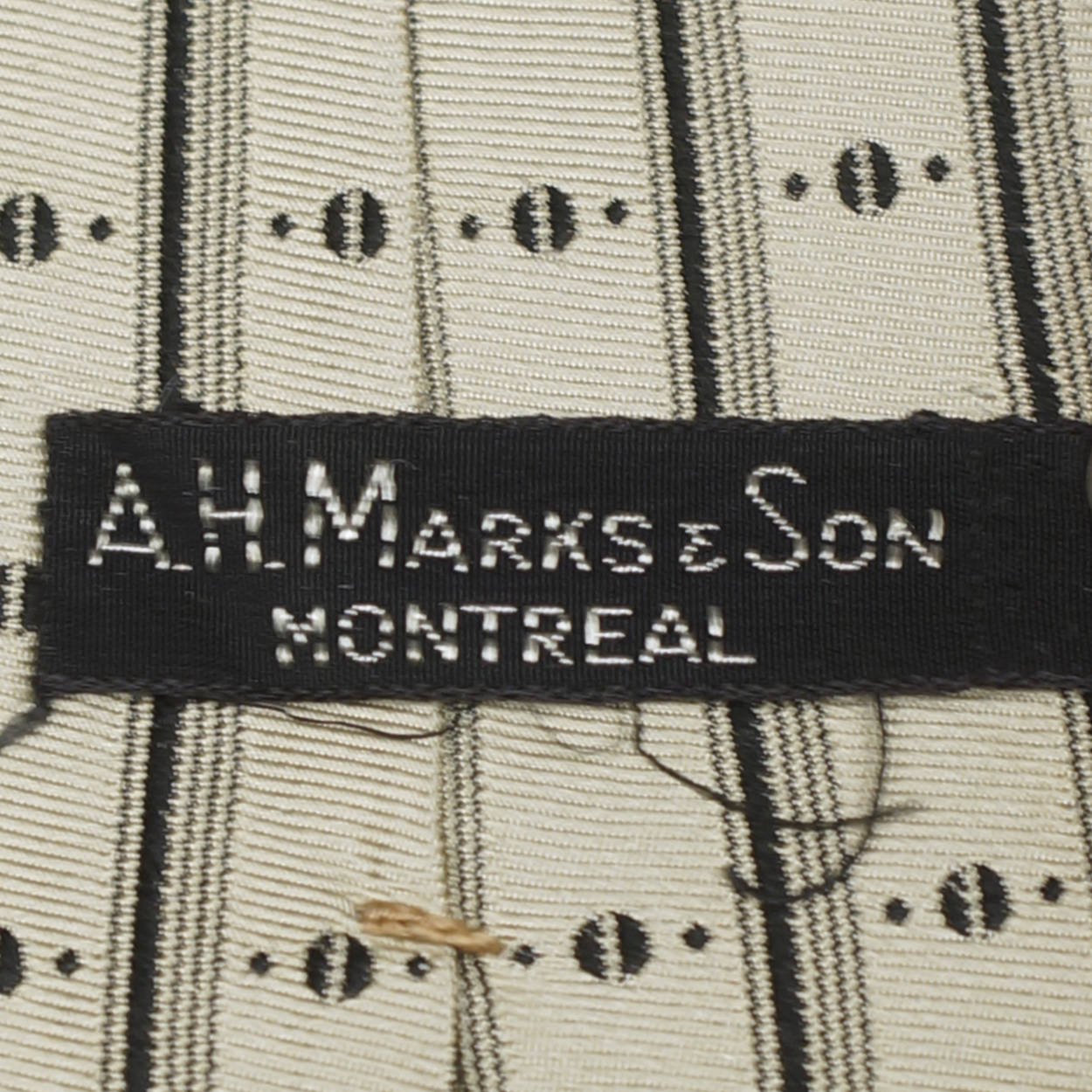 Vintage 1950s Necktie by Diva Milan Mens Woven Silk Tie Made in Italy - Poppy's Vintage Clothing