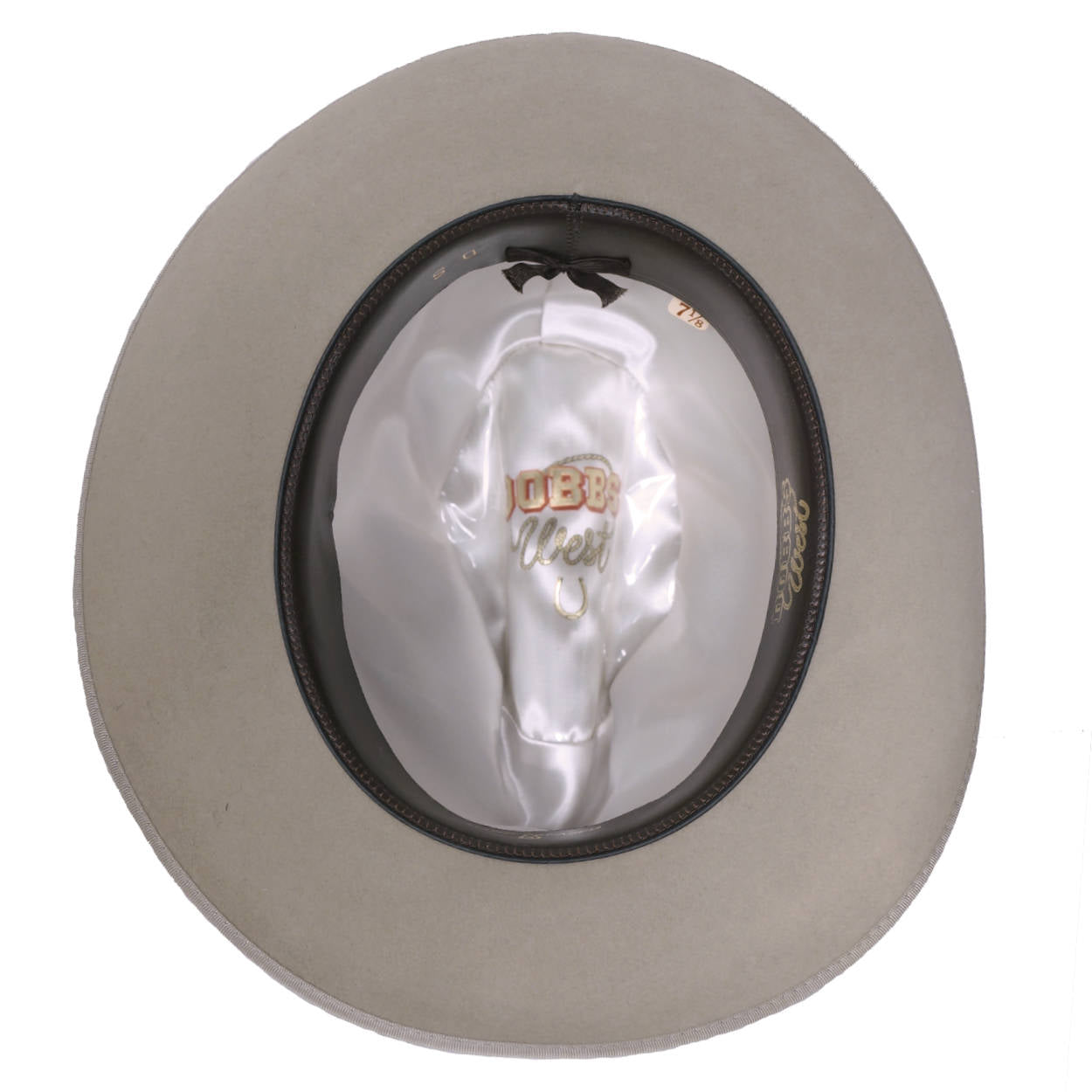 Vintage 1960s Dobbs West Hat Open Trail Style Thin Band Size