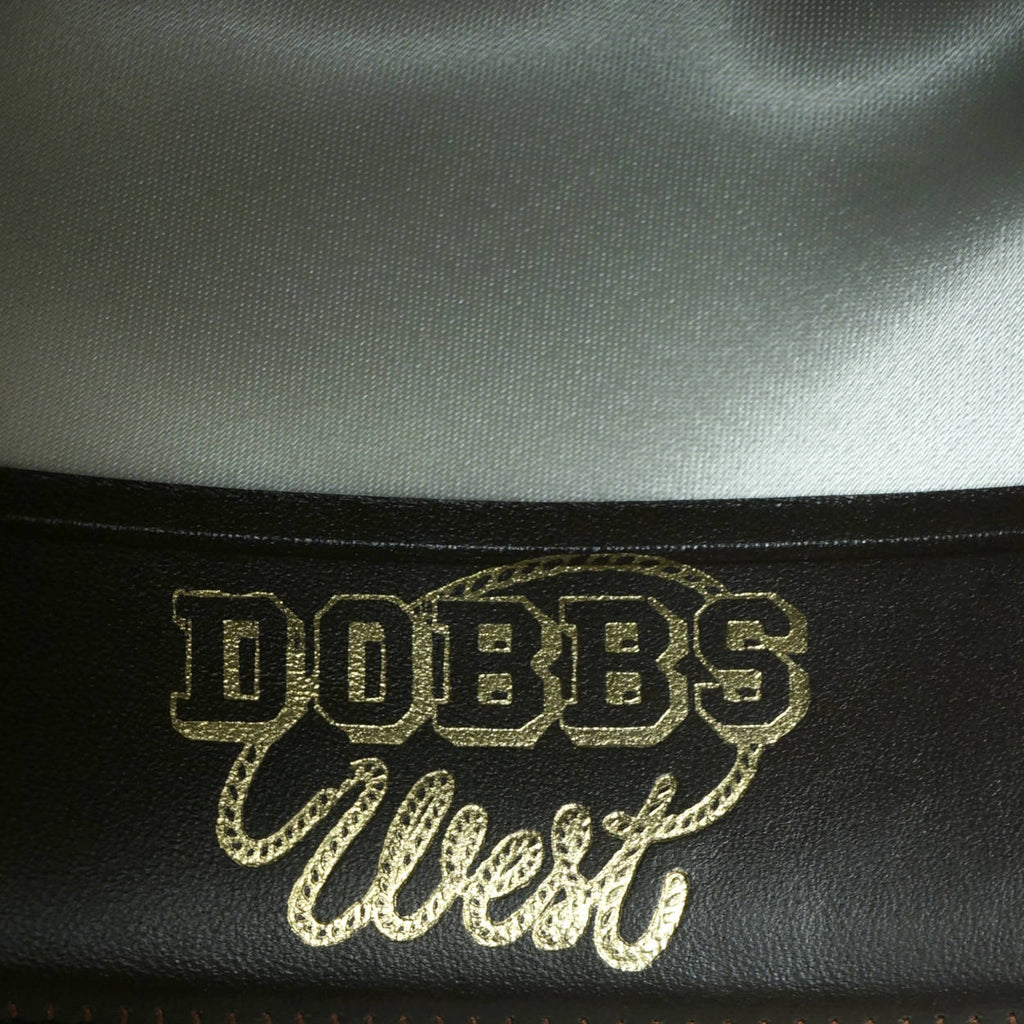 Vintage 1960s Dobbs West Hat Open Trail Style Thin Band Size 7 1/8  - Poppy's Vintage Clothing
