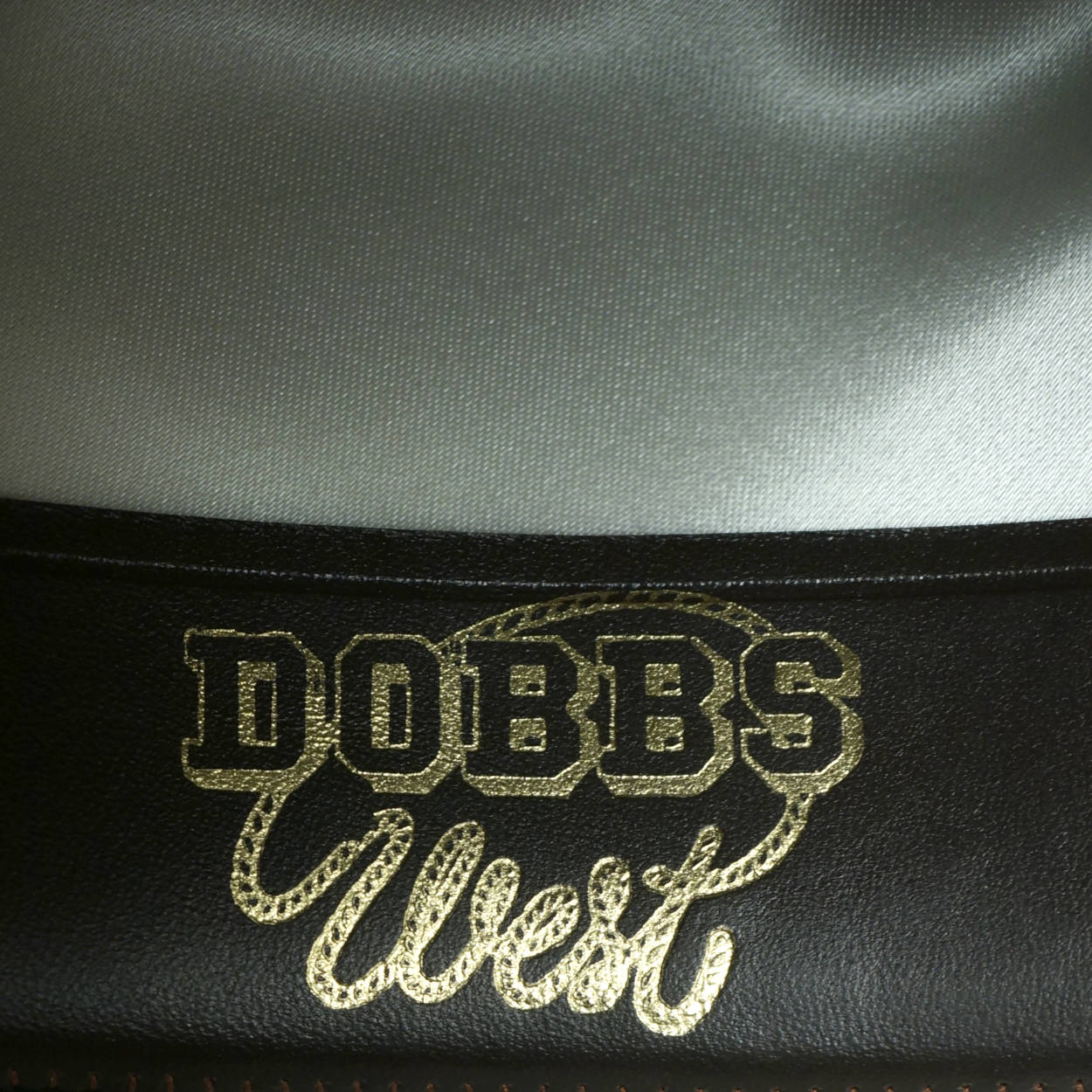 Vintage 1960s Dobbs West Hat Open Trail Style Thin Band Size 7 1/8  - Poppy's Vintage Clothing