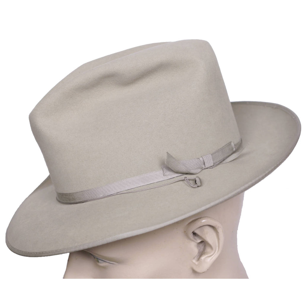 Vintage 1960s Dobbs West Hat Open Trail Style Thin Band Size 7 1/8  - Poppy's Vintage Clothing