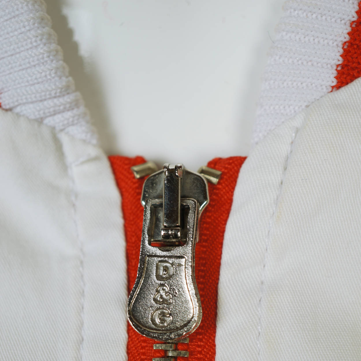 Dolce & Gabbana Windbreaker D&G Baseball Jacket Ladies Sz L - Poppy's Vintage Clothing