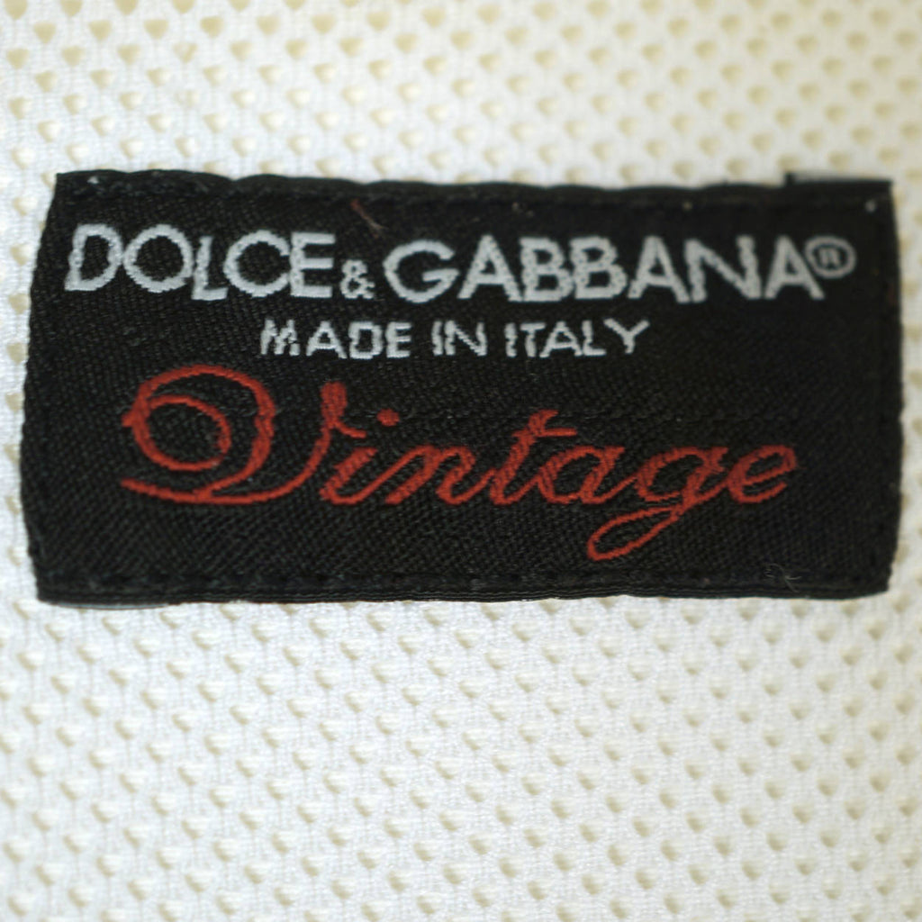 Dolce & Gabbana Windbreaker D&G Baseball Jacket Ladies Sz L - Poppy's Vintage Clothing