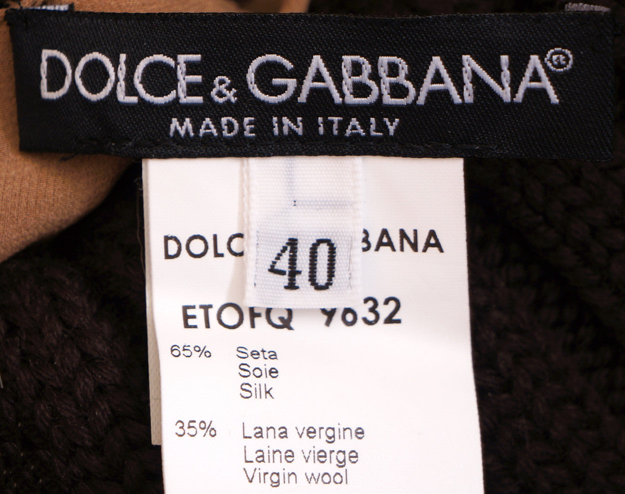 Vintage Dolce and Gabbana Dress 1990s Sequin Sweater - Poppy's Vintage Clothing