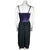 Vintage 1970s Disco Dress Sequinned Bodice Dollyday London M