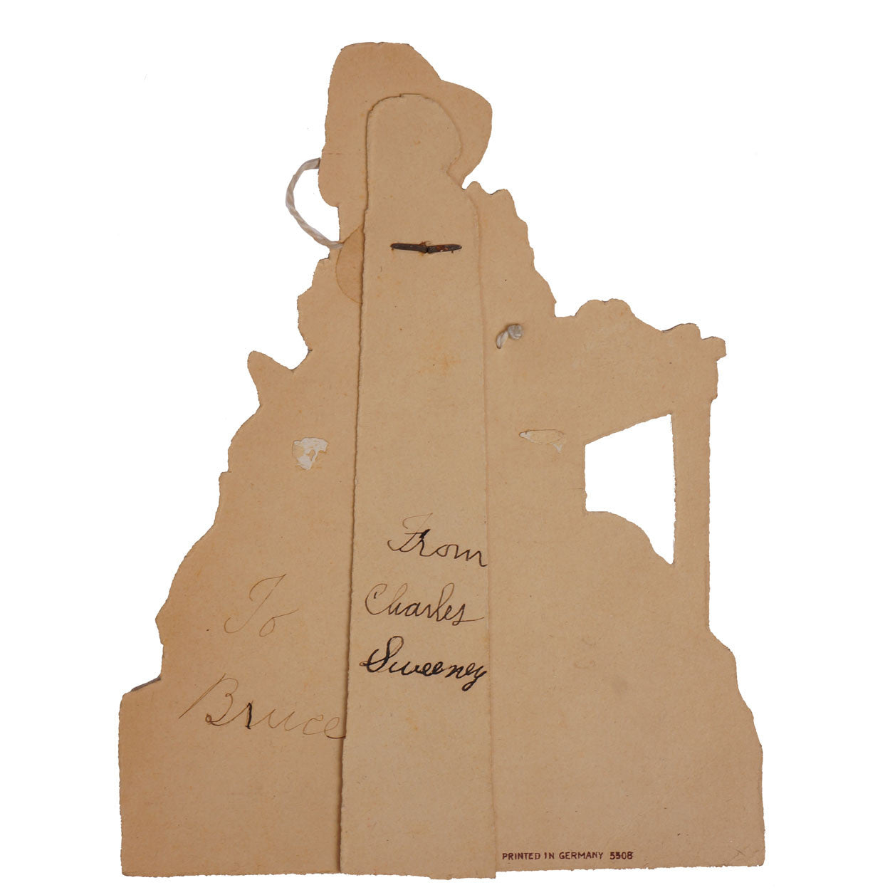 Vintage 1920s Telephone Valentine Standing Card - Poppy's Vintage Clothing