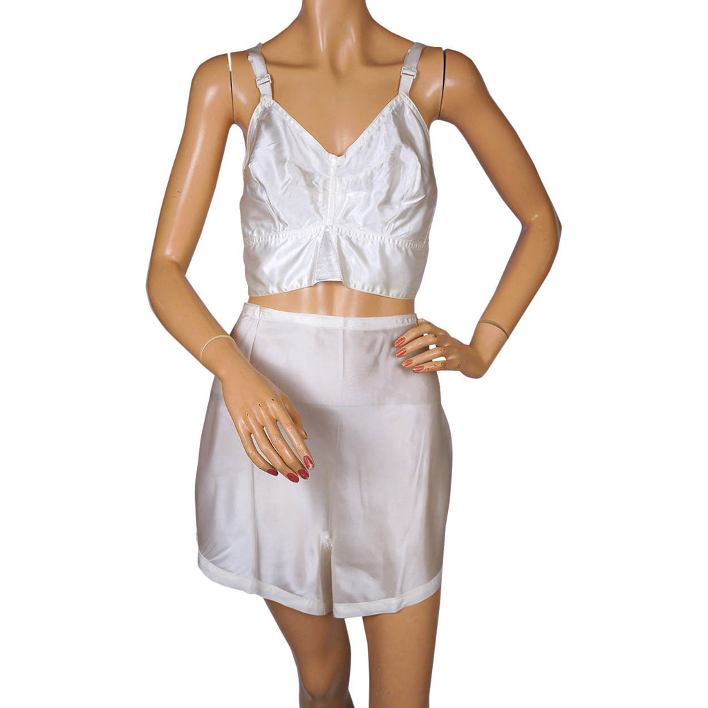 Vintage 1940s Tap Pants Panties Underwear Stanfields Nova Silk Medium - Poppy's Vintage Clothing