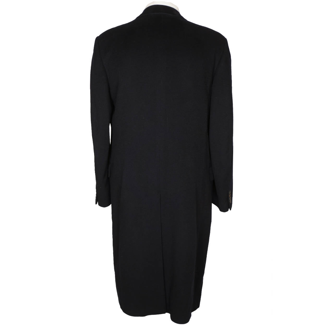 Vintage Dunhill Pure Cashmere Coat Mens Overcoat Made in Italy - Poppy's Vintage Clothing