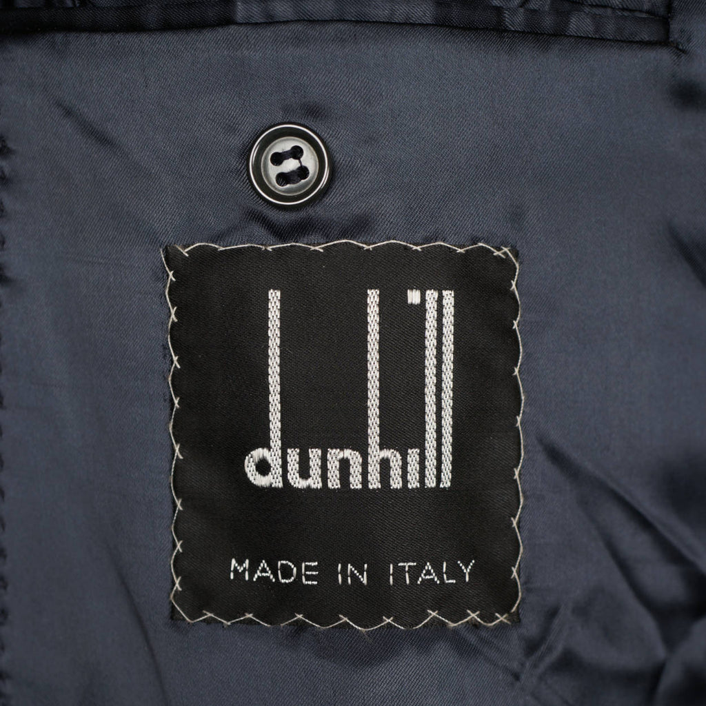 Vintage Dunhill Pure Cashmere Coat Mens Overcoat Made in Italy - Poppy's Vintage Clothing