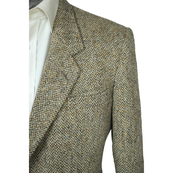 Vintage Harris Tweed Barleycorn Mens Jacket Dunn & Co Sport Coat