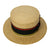 Vintage 1920s 30s English Straw Boater Hat Dunn & Co Size M - Poppy's Vintage Clothing