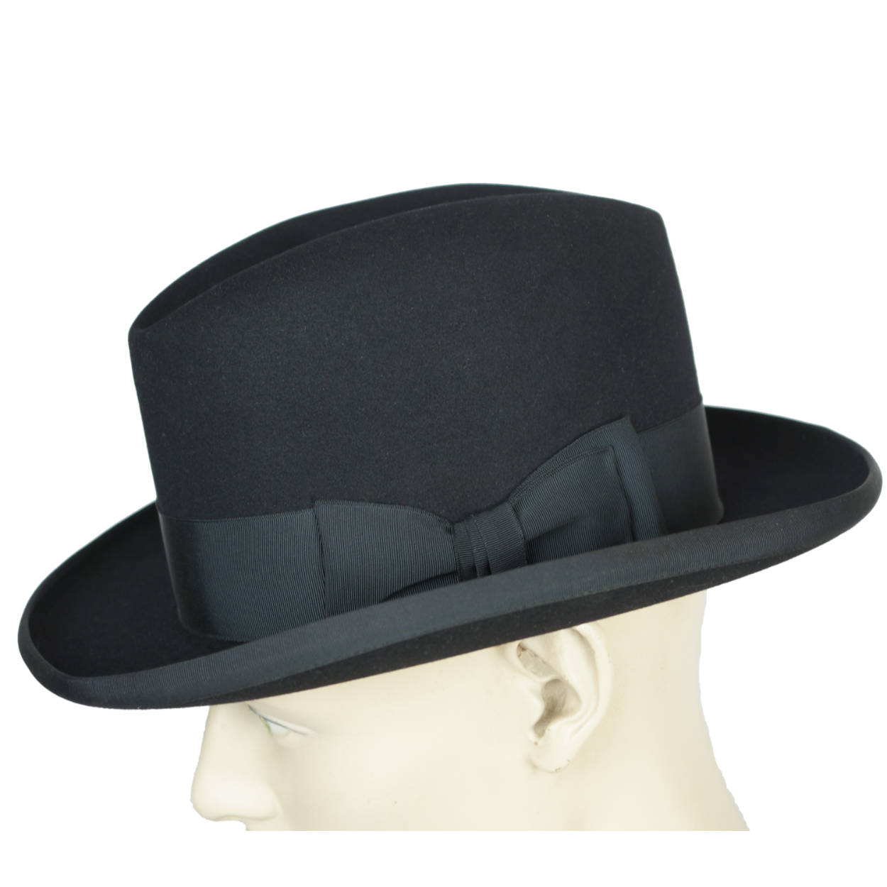 Vintage 1930s 40s Homburg Hat Dupuis Freres Fedora Sz 7 1/4 - Poppy's Vintage Clothing