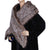 Vintage 1950s Silver Fox Fur Stole Large Shoulder Wrap 76” x 10” 50s Glamour - Poppy's Vintage Clothing