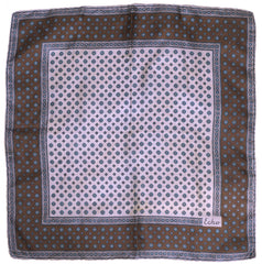 Vintage Echo Italian Silk Pocket Scarf Square Gavroche Pochette 19 Inch - Poppy's Vintage Clothing