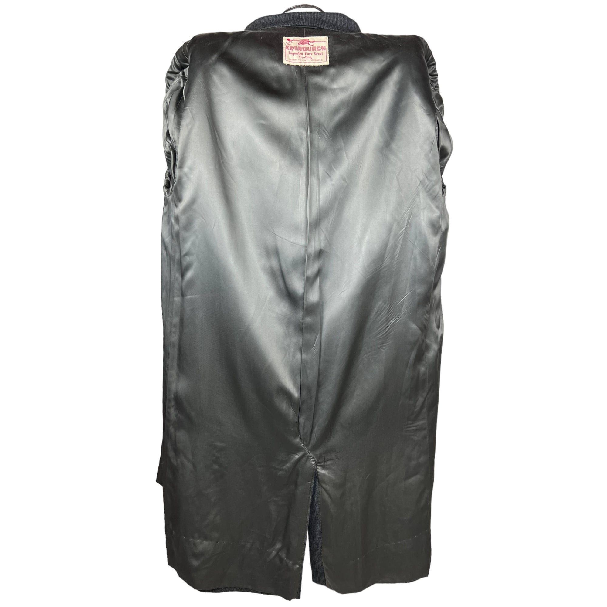 Vintage 1950s Overcoat Edinburgh Brand Wool Coat L