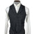Antique Vest Edwardian Waistcoat Mens Wool w Silk Buttons M