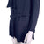 Antique Edwardian Walking Suit Jacket Navy Blue Wool Size M