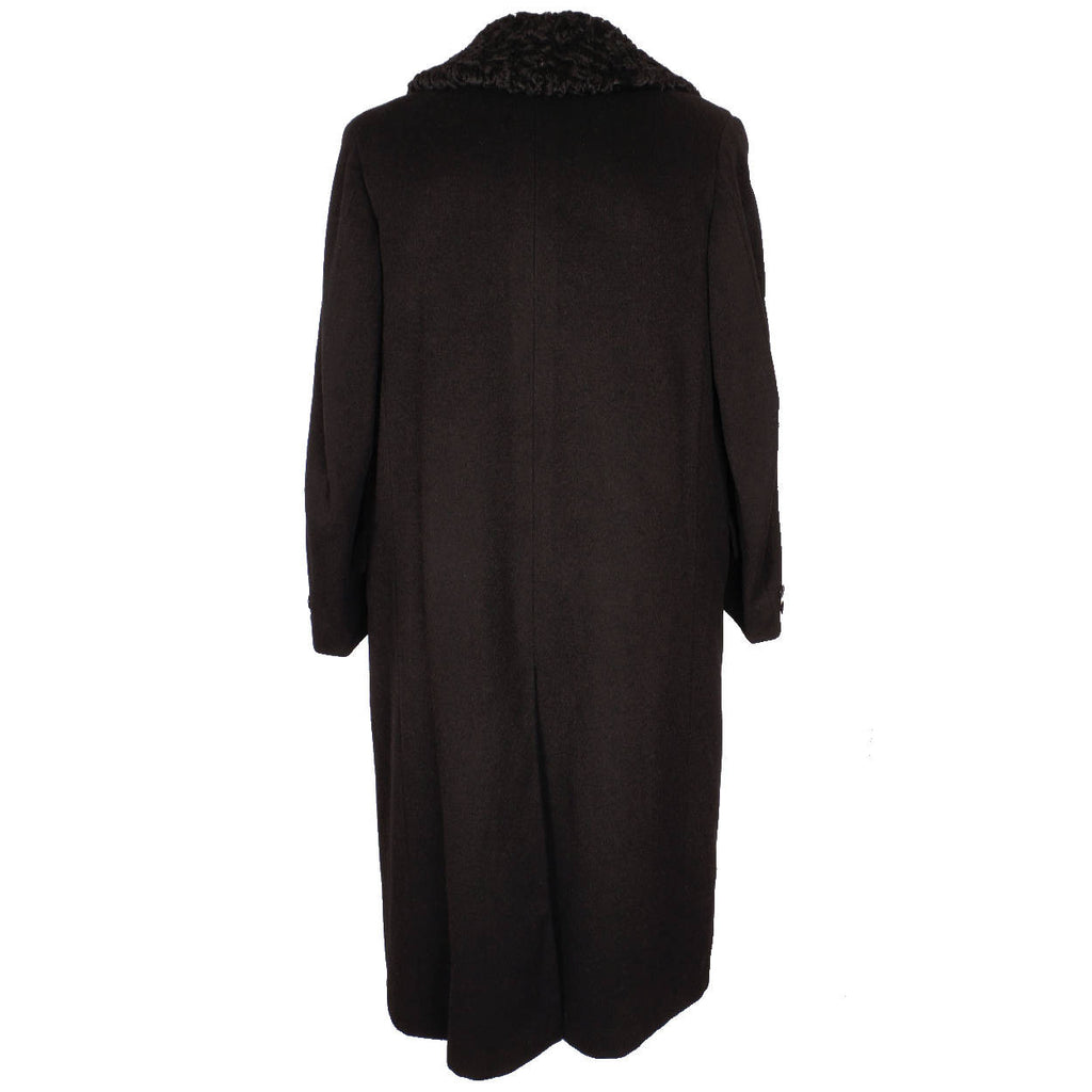 1920s Mens Ulster Winter Coat Melton Wool Overcoat - Medium - Poppy's Vintage Clothing