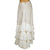 Antique Edwardian White Cotton Skirt 1910 Size S 23 Inch Waist - Poppy's Vintage Clothing