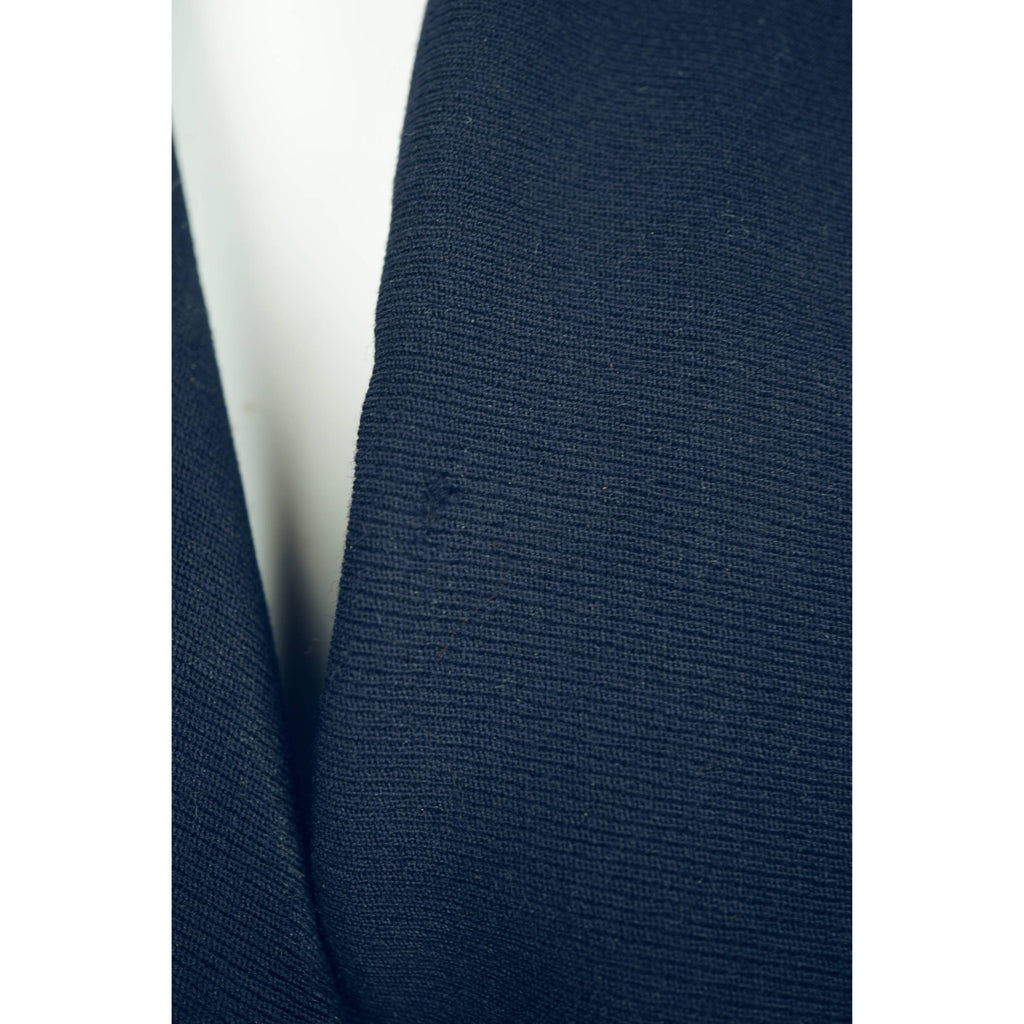 Antique Edwardian Walking Suit Jacket Navy Blue Wool Size M - Poppy's Vintage Clothing