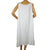 Antique White Cotton Nightie Embroidered Nightgown 1910s Size Large - Poppy's Vintage Clothing