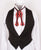 Edwardian Era Black Silk Waistcoat Mens Vest circa 1910 Size M - Poppy's Vintage Clothing