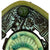 1920s Egyptian Revival Pendant Celluloid Glass Belt Buckle