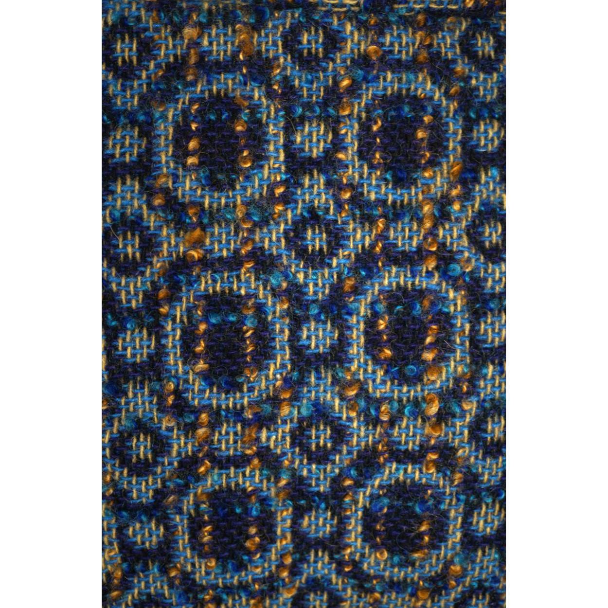 Vintage 1960s Woven Wool Tweed Skirt by Elegance Paris Size M 28” W - Poppy's Vintage Clothing