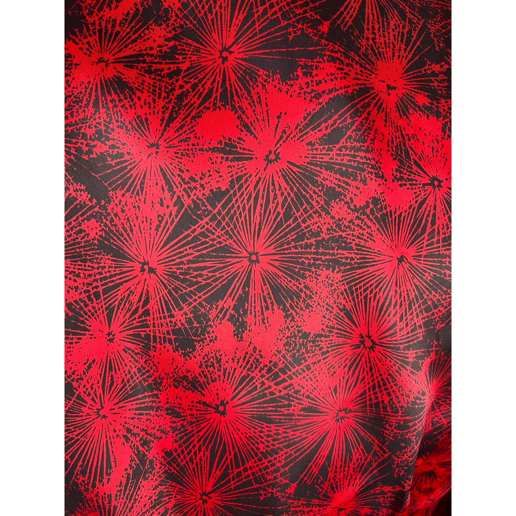 1970s NWT Vintage Dressing Gown Atomic Starburst Ptn Size L