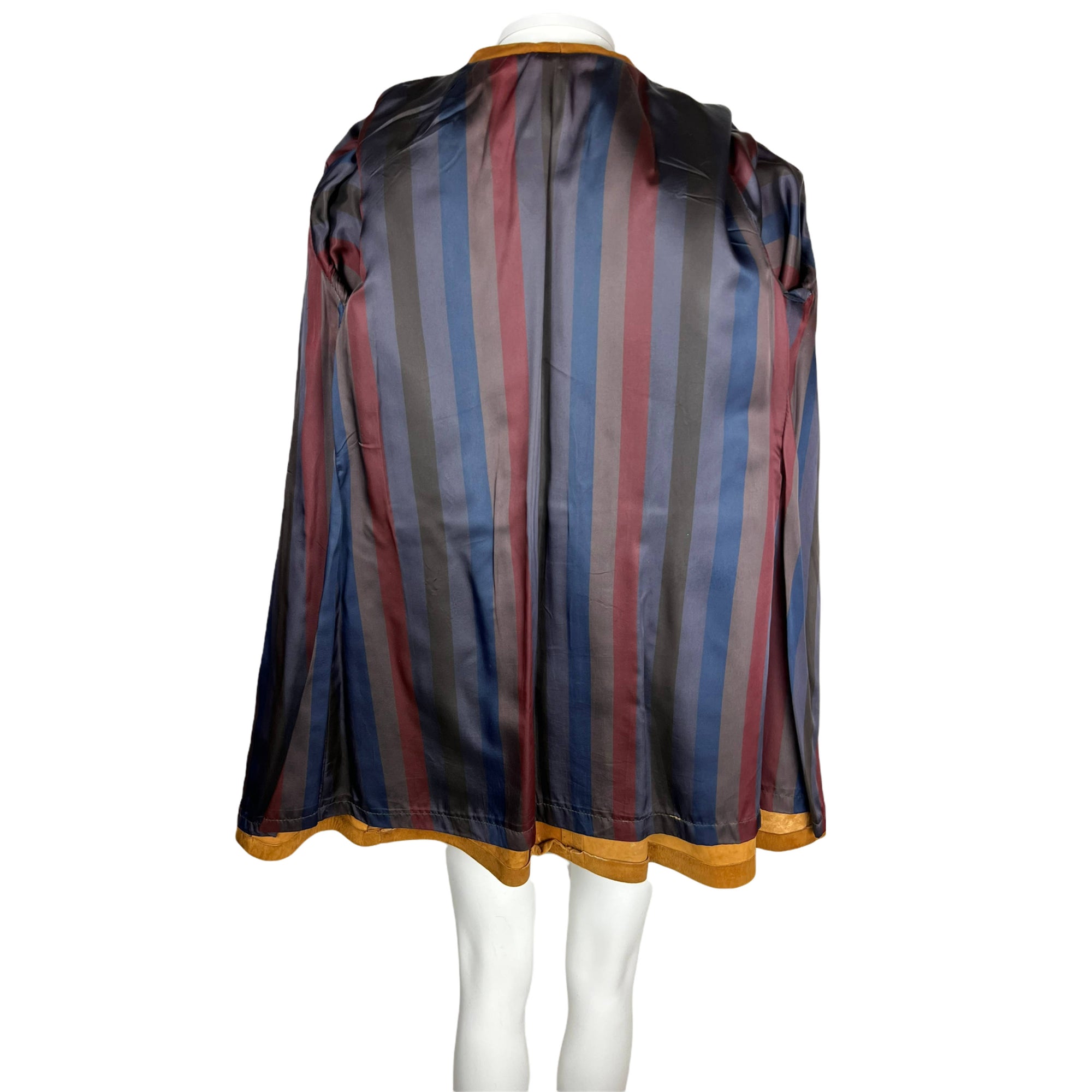 Vintage 1960s Mod Suede Leather Mini Dress Ladies Sz S