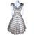Vintage 1950s Tulle Dress w Embroidered Netting Size M