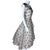 Vintage 1950s Tulle Dress w Embroidered Netting Size M