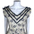 Vintage 1950s Tulle Dress w Embroidered Netting Size M
