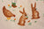 Vintage Embroidery of Farm Animals Wall Hanging or Crib Cover - Poppy's Vintage Clothing