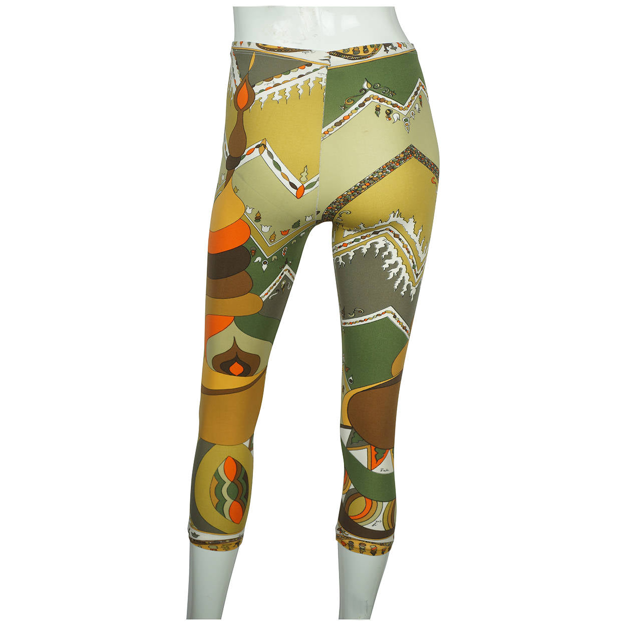 Vintage 1960s Emilio Pucci Stretch Pants Leggings 60s Mod Designer 100% Helanca - Poppy's Vintage Clothing