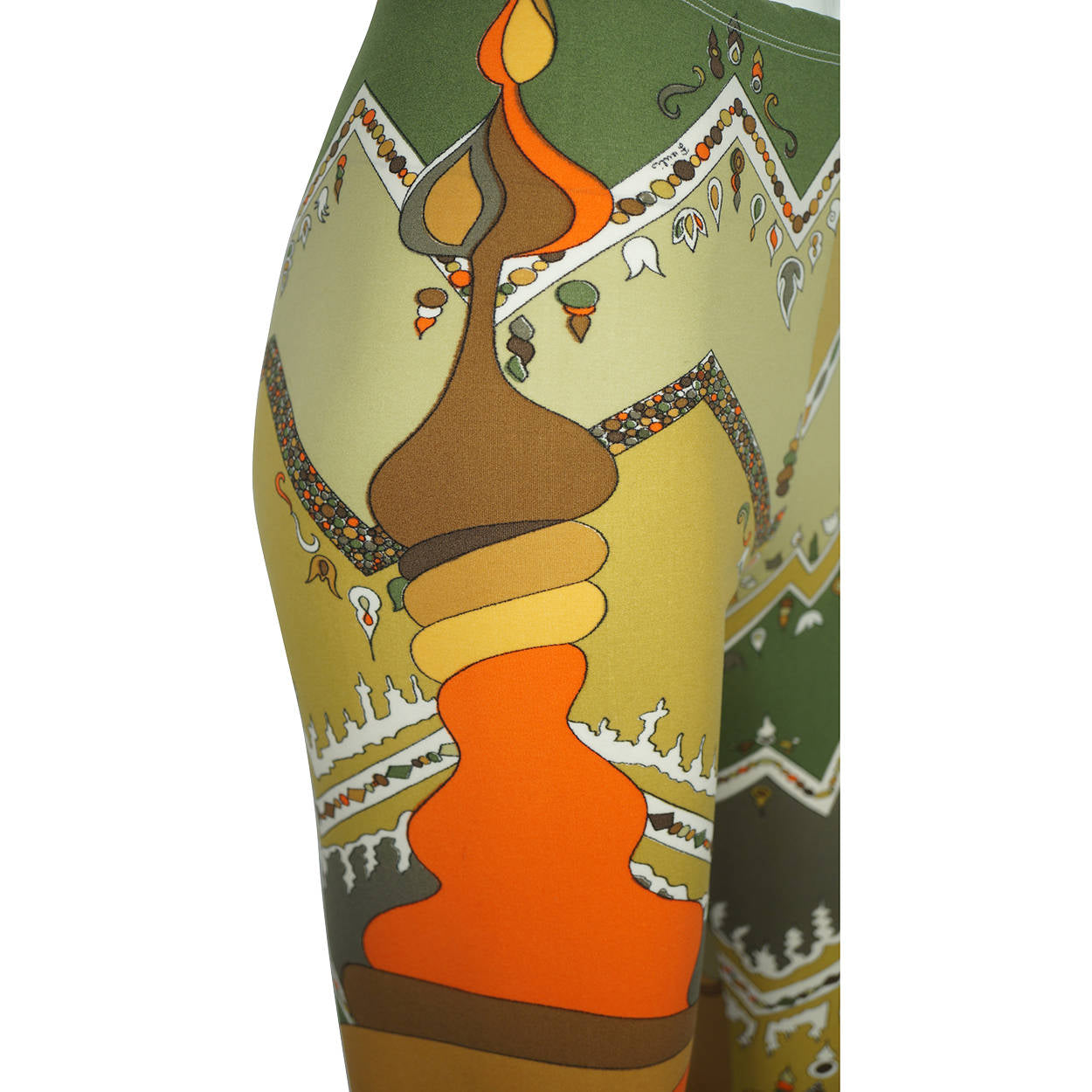 Vintage 1960s Emilio Pucci Stretch Pants Leggings 60s Mod Designer 100% Helanca - Poppy's Vintage Clothing