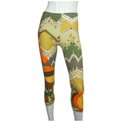 Vintage 1960s Emilio Pucci Stretch Pants Leggings 60s Mod Designer 100% Helanca - Poppy's Vintage Clothing