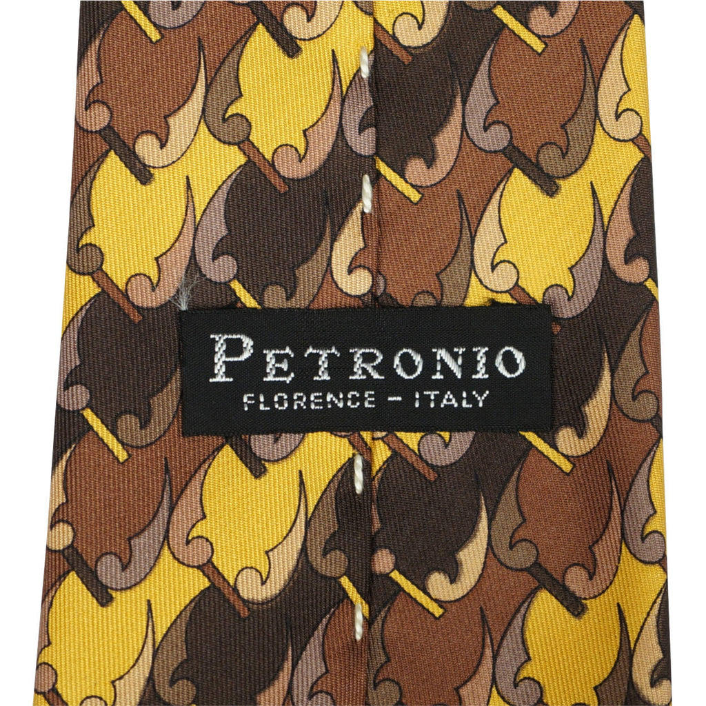 Vintage 70s Emilio Pucci Silk Tie Mod Necktie - Poppy's Vintage Clothing