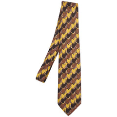 Vintage 70s Emilio Pucci Silk Tie Mod Necktie - Poppy's Vintage Clothing