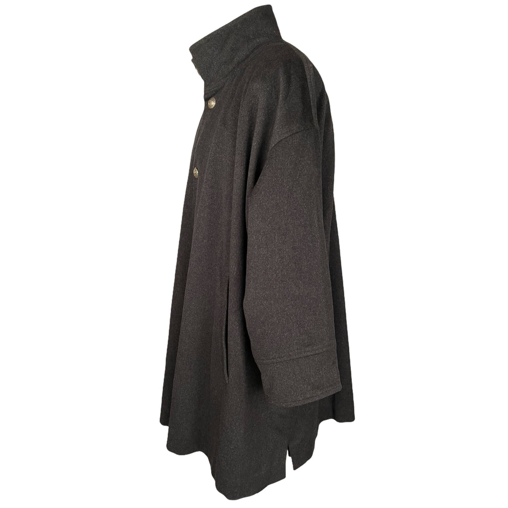 Eskandar Mens Coat Oversized Wool Cashmere Overcoat England